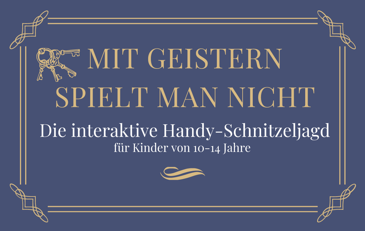 Werbeplakat Interaktive Schnitzeljagd Werbeplakat Interaktive Schnitzeljagd