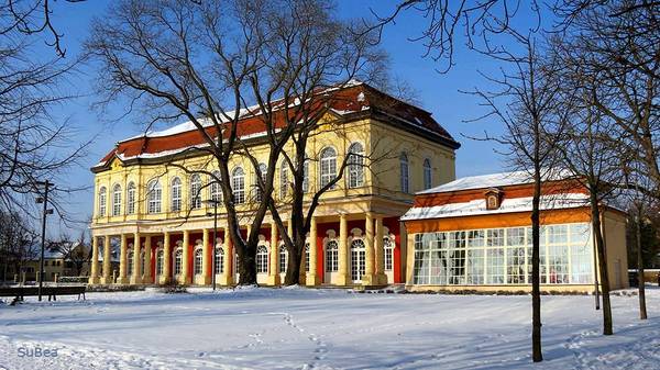 Schlossgartensalon im Winter