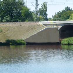 Standort der geplanten Brücke © Stadt Merseburg Standort der neuen Brücke ©Stadt Merseburg