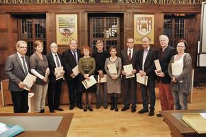 Ehrung der Stadträte ehrenurkunden stadtraete