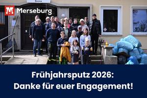 Gruppenbild nach dem erfolgreichen Frühjahrsputz im Ortsteil Beuna. © Pressestelle beitragsbild r ckblick fr hjahrsputz