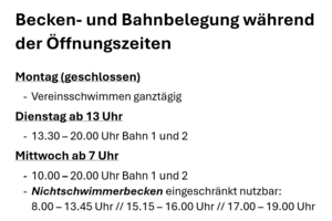 Belegungsplan © Stadt Merseburg