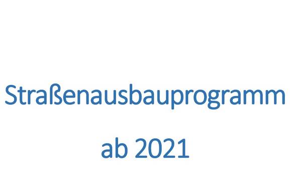 Straßenausbauprogramm ab 2021 © Stadt Merseburg Auf dem Bild stehen Sie das Merseburger Straßenausbauprogramm ab 2021 mit dem Stadtwappen.