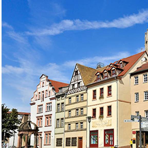Nordseite des Merseburger Marktes © Wolfgang Kubak