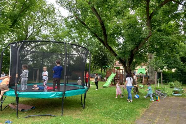 Spiel und Spaß im Außengelände © Pressestelle spiel und spa im au engel nde