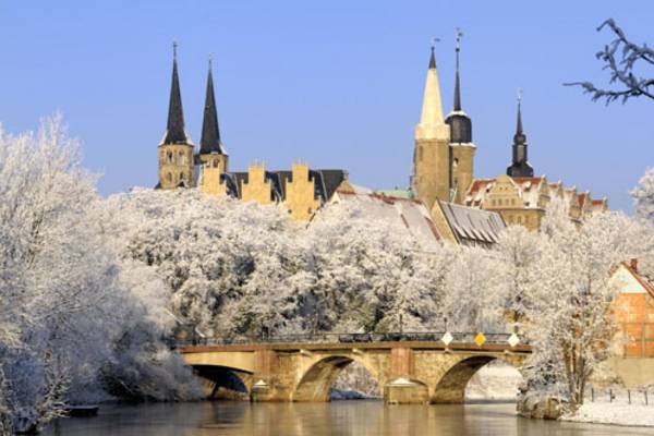 Schlossblick im Winter