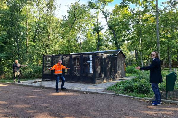 Hier soll die neue Voliere entstehen © Stadt Merseburg südpark