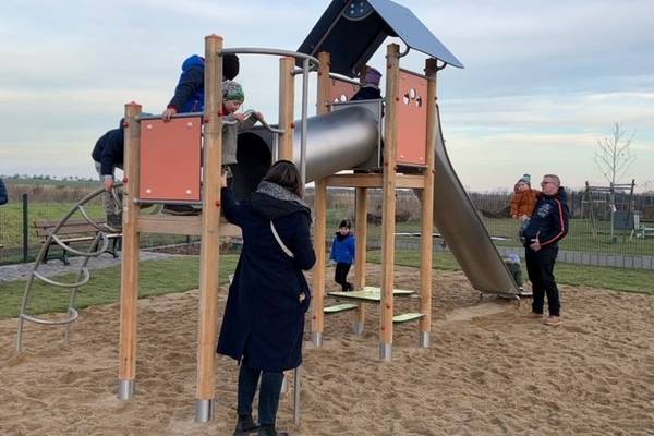 Die neue Spielkombination wurde sofort ausprobiert spielplatz 3