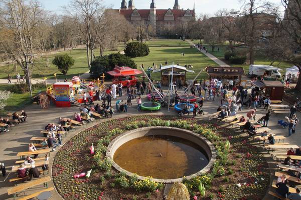 Ostermarkt im Schlossgarten © Stadt Merseburg ostermarkt